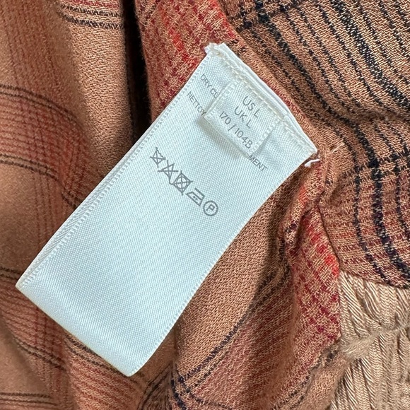 FREE PEOPLE Remi Oversized Corduroy Double Breasted Jacket in camel - Picture 12 of 14